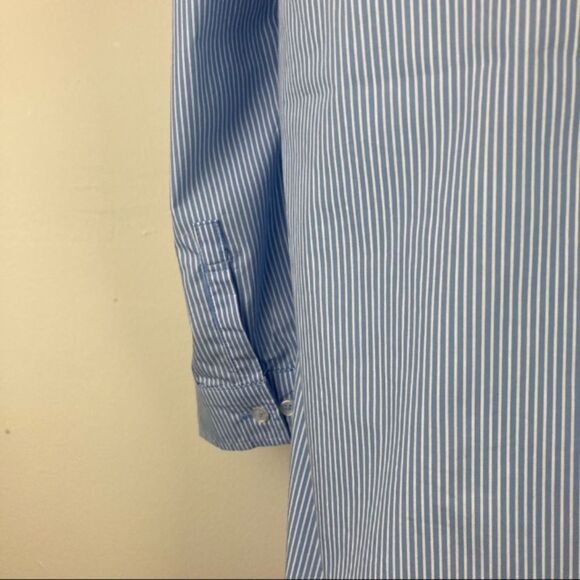 NORDSTROM * blouse off shoulder stripe resort - Picture 11 of 12